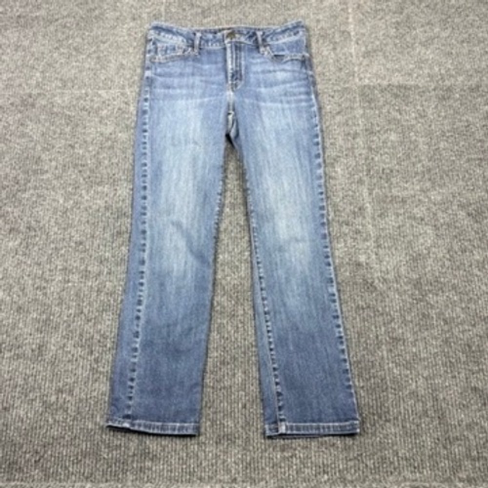 Simply Vera Vera Wang Womens Capri Jeans Size 6 Medium Wash Stretch Denim